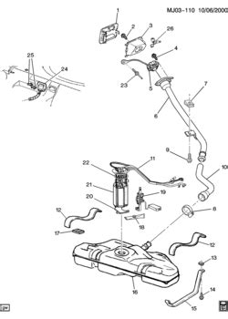 Chevrolet Cavalier Fuel System Exhaust Emission System EPC Online