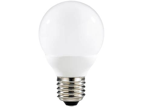 Luminea Smd Led Lampe Globe Mit Leds E Warmwei Lm