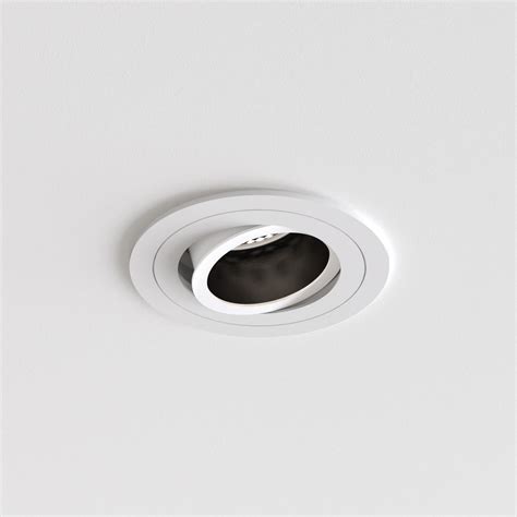 Astro Pinhole Slimline Round Adjustable Fire Rated Downlight In Matt