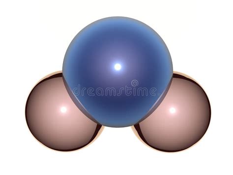 D Water Molecule H O Stock Illustration Illustration Of Science