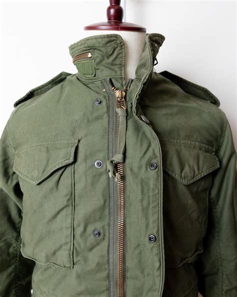 U S Army 80 S M 65 Field Jacket 3rd Model Og 107 Xs S Used 実物 アメリカ軍 M 65 ジャケット サードモデル オリーブ No