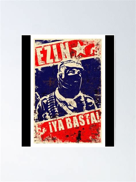 "EZLN, Subcomandante Marcos Poster" Poster for Sale by whittybimler2 ...