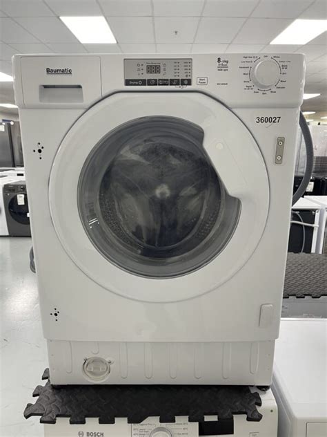 Baumatic Bdi1485d4e 1 Integrated 8kg 5kg Washer Dryer With 1400 Rpm White E Rated 360027