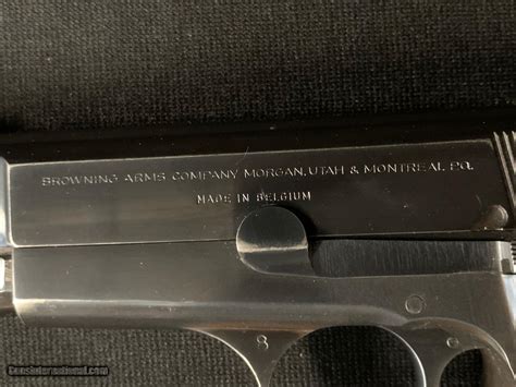 Browning Hi Power Belgium Made Mm