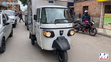 Motocarro Piaggio Ape Furgon En Calles Motoselva Youtube