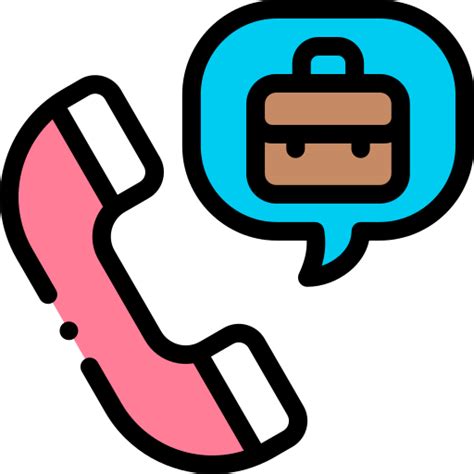 Línea Directa Iconos Gratis De Negocio