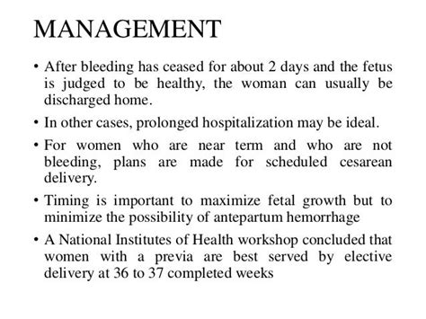 Antepartum hemorrhage