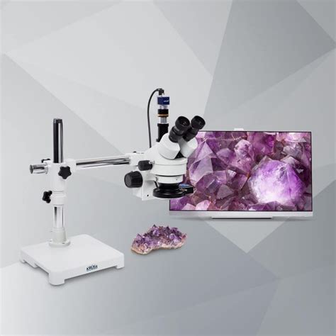 Microscopio zoom con brazo giratorio A KRÜSS Gemmologie Shop