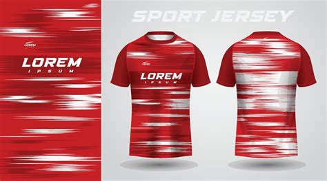 Red Shirt Sport Jersey Design Vector Art At Vecteezy