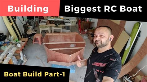 Building The Biggest Rc Boat Diy Stitch N Glue Mini Electric Boat Part 1 Youtube