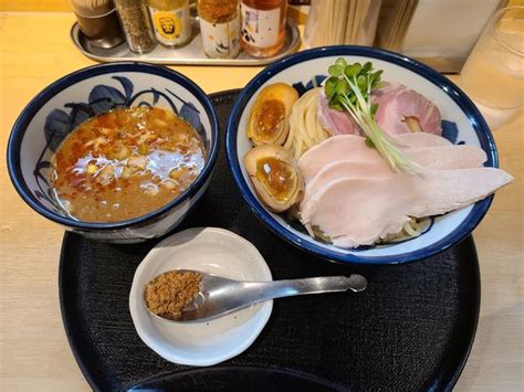 『鶏と魚介の辛いつけ麺 特製』つけ麺 たけもとのレビュー ラーメンデータベース