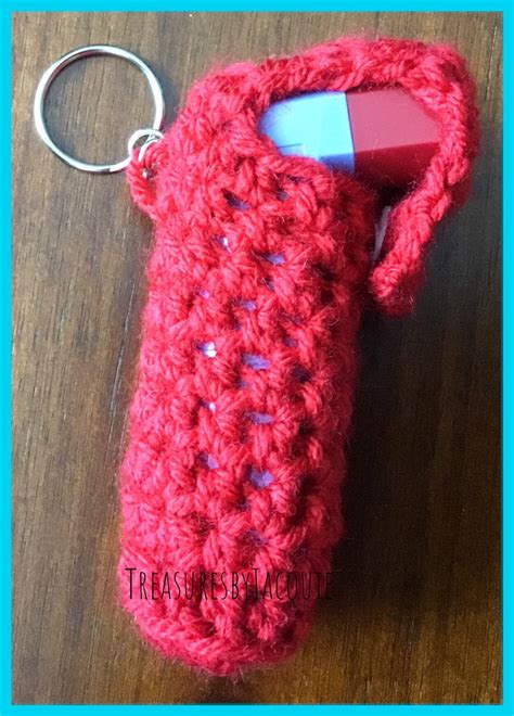 Crocheted Inhaler Necklace Inhaler Keychain Inhaler Holder Etsy