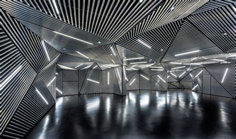 Ministry Of Design Creates Robot Training Facility Lined With Metal And Lights