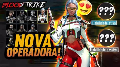 NOVA OPERADORA DO BLOODSTRIKE VINDO AÍ ARTE DIVULGADA NO DISCORD