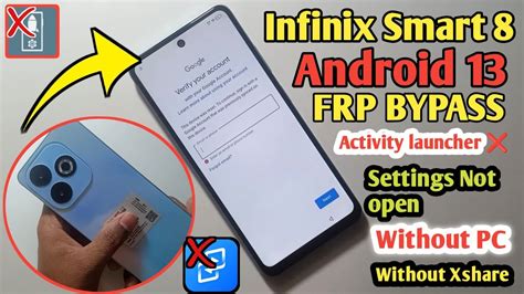 Infinix Smart Frp Bypass Android Activate Launcher Without