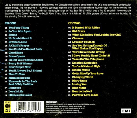 Hot Chocolate You Sexy Thing Best Of Slipcase 2cd 230 00 Lei Rock Shop