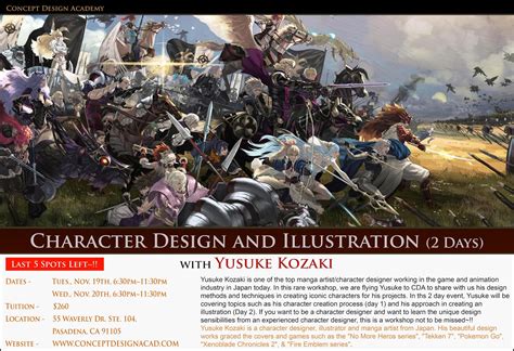 Concept Design Academy Character Design And Illustration With Yusuke