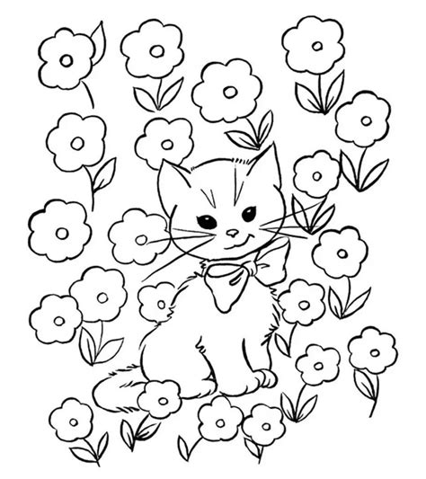 Simple Cat Coloring Pages Latest Free Coloring Pages Printable