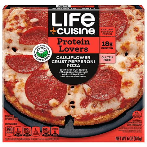 Lean Cuisine Pizza Cauliflower Crust Pepperoni 6 Oz Meals And Entrees