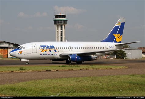 Aircraft Photo Of Fab 113 Boeing 737 2q3adv Bolivia Transporte