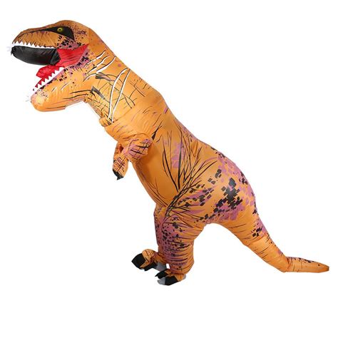 Adult T Rex Inflatable Costume Jurassic World Park Blowup Dinosaur Trex