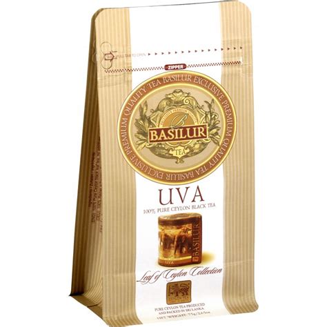 Basilur UVA czarna herbata CEJLOŃSKA liściasta 75 g - Basilur | Sklep ...