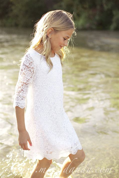 Boho Flower Girl Dress Lace Flower Girl Dress Bohemian Lace Etsy