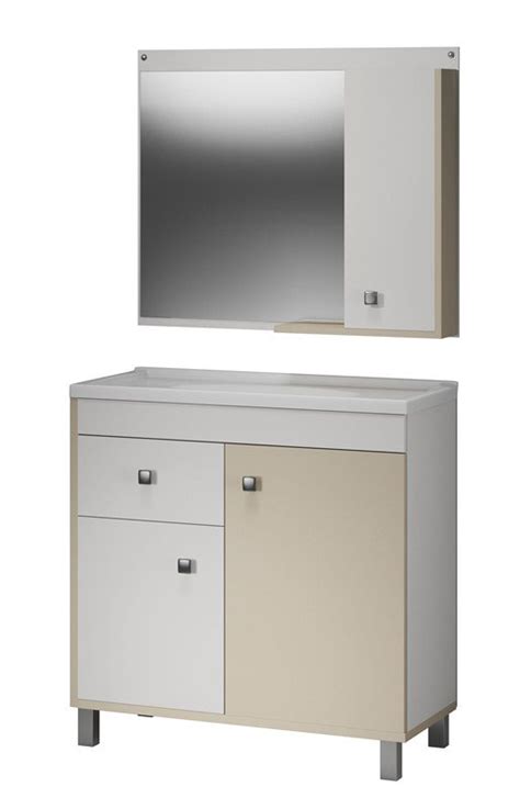 Conjunto De Banheiro Berton Gales 0 80cm Br Nude