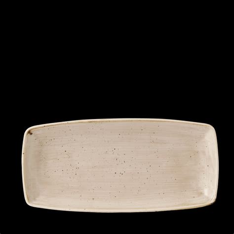 Churchill Stonecast Nutmeg Cream Oblong Plate