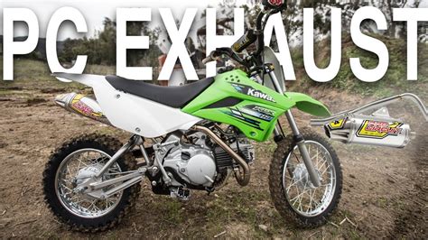 Klx Pit Bike Build New Exhaust Youtube