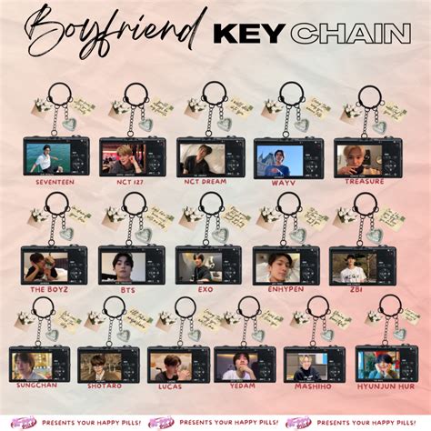 Jual Ready Stock Boyfriend Keychain By Kppypills Svt Nct Nct Dream