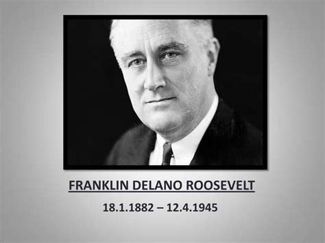 Franklin Delano Roosevelt Ppt Free Download