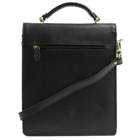 Sacoche Classique Homme En Cuir Katana Noir Planetebag