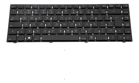 Teclado portátil Compaq Cq32 Cq 32 Standard Br Abnt2 con color Ç negro