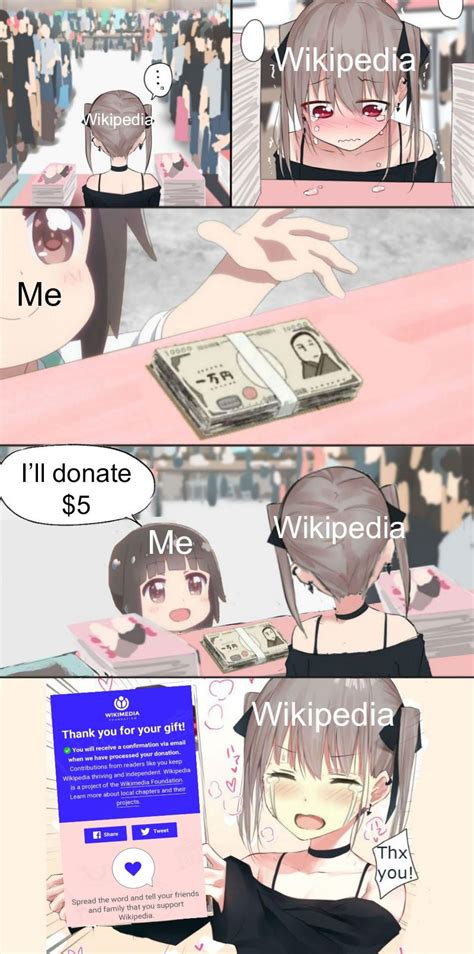 Anime Girl Money Meme