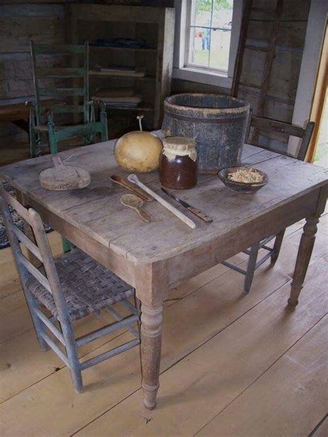 Real Rustic Primitive Kitchen Primitive Tables Primitive Furniture