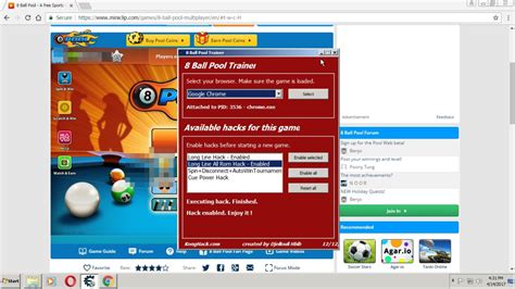 How To Hack 8 Ball Pool Long Line Youtube