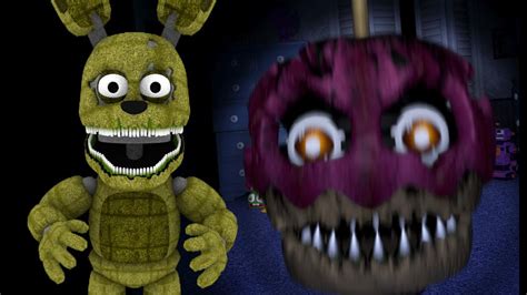 Sfm Fnaf Plushtrap Plays Five Nights At Freddys 4 Night 6 Youtube