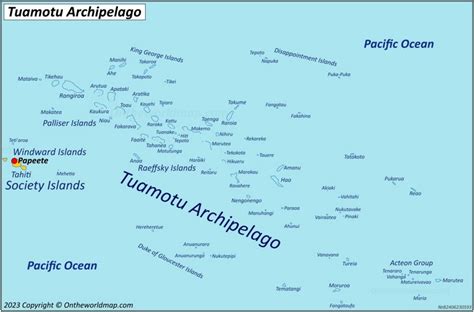 Tuamotu Archipelago Map French Polynesia Detailed Maps Of Tuamotu