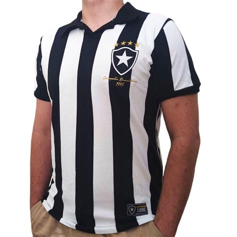 Camiseta Botafogo Retro 1995 Campeão Brasileiro RetrôMania Oficial