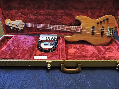 Mahogany Jazz Bass W Active Emg X Pickups And Eq System Reverb