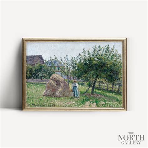 Camille Pissarro Apple Trees In Eragny Camille Pissarro Artwork