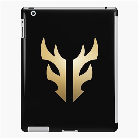 Bot Lane Adc Role Icon Wrift Gold Black Bg Ipad Case And Skin For