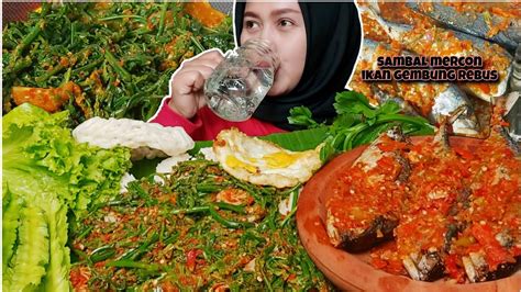 HUJAN HUJAN GINI MAKAN PAKIS TUMIS PEDAS IKAN GEMBONG SAMBAL SETAN