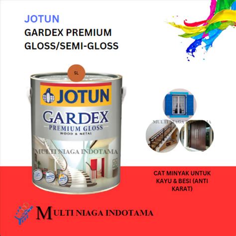 Jual Jotun Gardex Premium Gloss Semi Gloss L Kg Cat Minyak Kayu