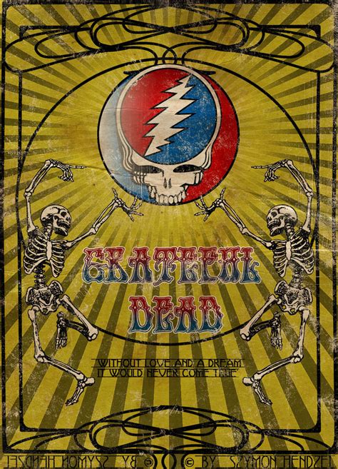 Grateful dead poster by KapitanChiny on DeviantArt