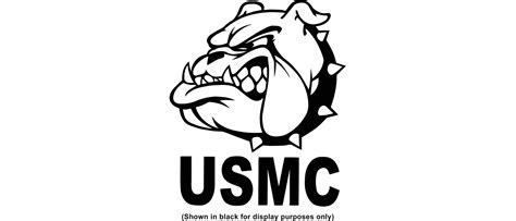 USMC Bulldog United States Marine Corps Decal Sticker for YETI | Etsy