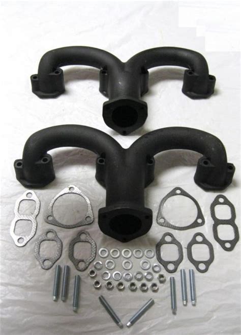 Find New Style Small Block Chevy Ram Horn Cast Iron Exhaust Manifolds Headers Sbc V8 In Hudson