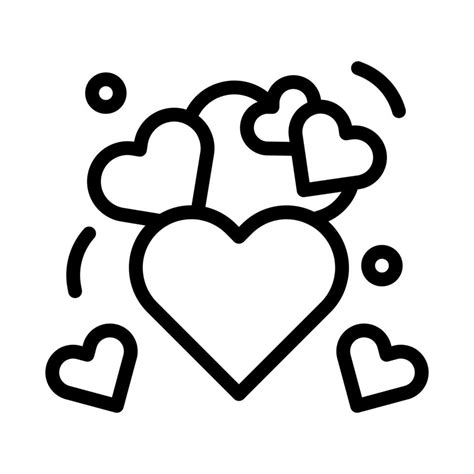 Heart Icon Outline Style Valentine Illustration Vector Element And Symbol Perfect 18839774