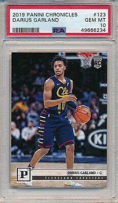 Panini Chronicles Darius Garland Rc Psa Gem Mint Rookie Ebay